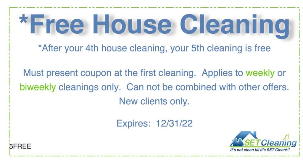 SET Cleaning December 2022 Coupon